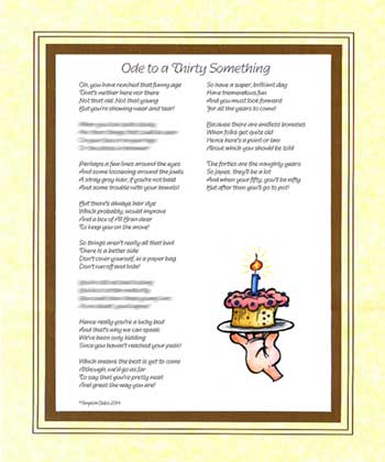 Ode to a Thirty Something