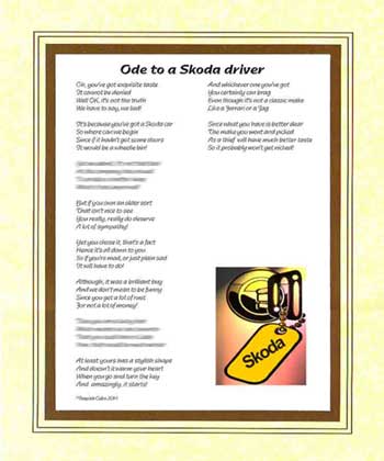 Ode to a Skoda Driver