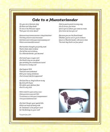 Ode to a Munsterlander (Large)