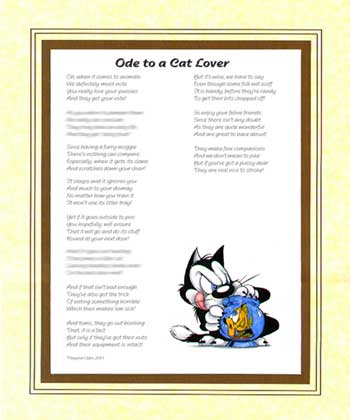 Ode to a Cat Lover