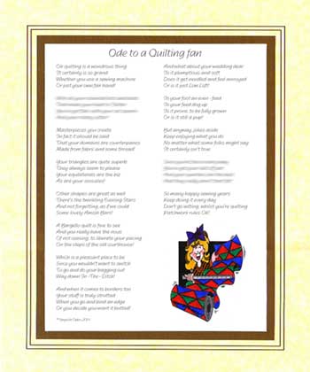 Ode to a Quilter