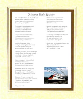 Ode to a Train Spotter