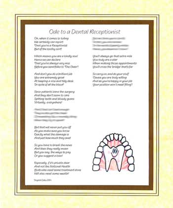 Ode to a Dental Receptionist