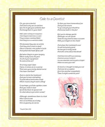 Ode to a Dentist