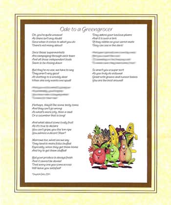 Ode to a Greengrocer