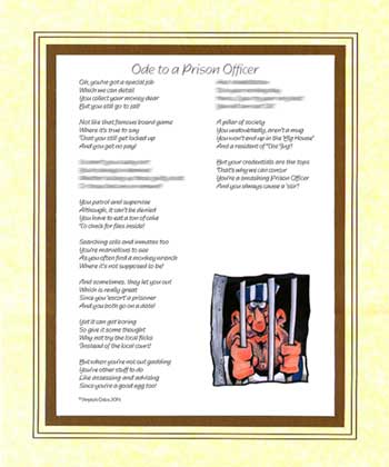 Ode to a Prison Officer