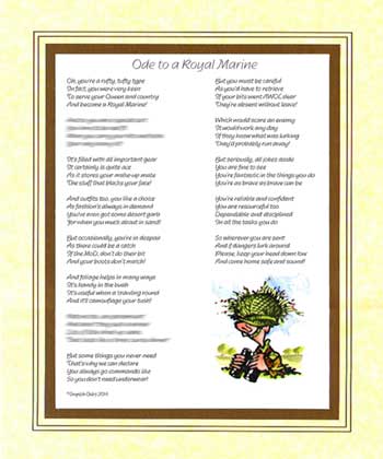 Ode to a Royal Marine