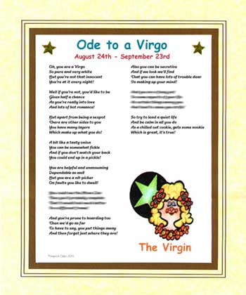 Ode to a Virgo