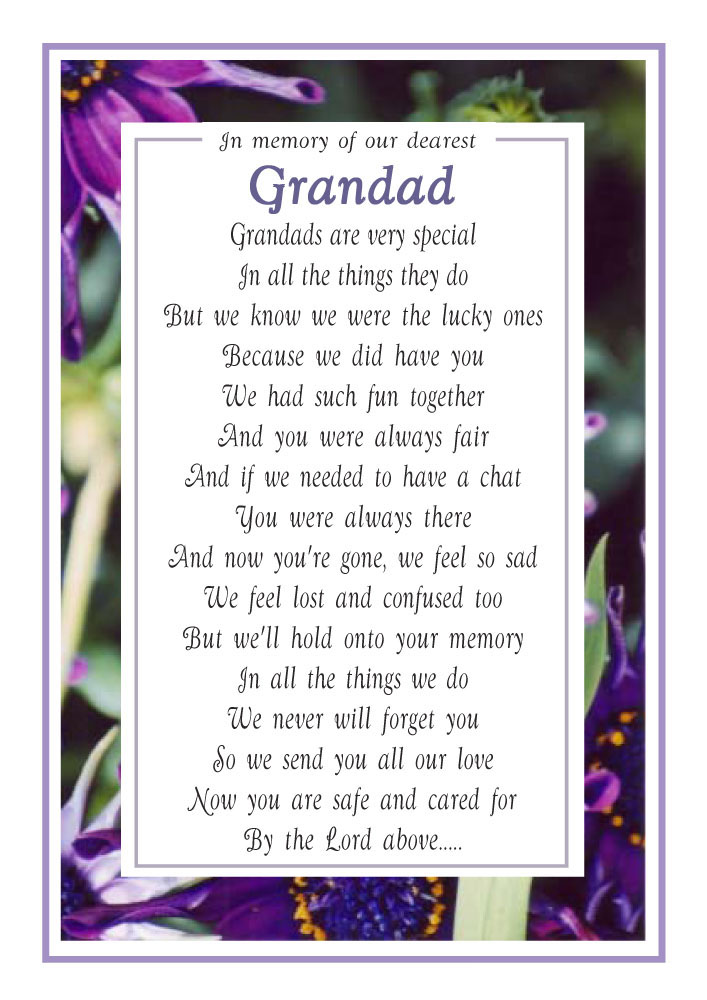 Our Grandad - Memorial