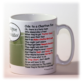 Charlton Athletic Mug Verse