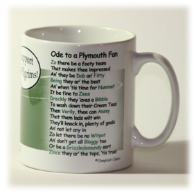 Plymouth Argyle Mug Verse