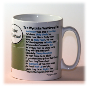 Wycombe Wanderers Mug Verse