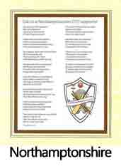Click to View the Northamptonshire Cricket Ode