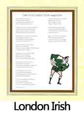Click to View the London Irish Rugby Ode