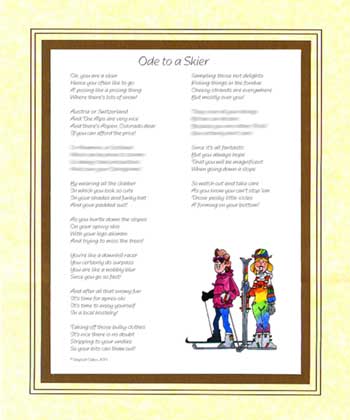 Ode to a Skier (Snow)