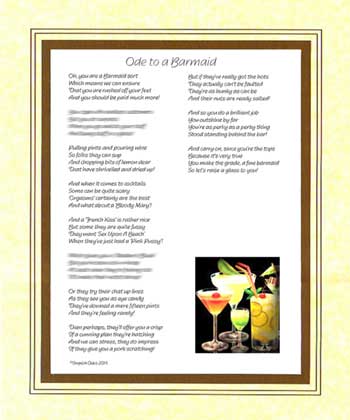 Ode to a Barmaid