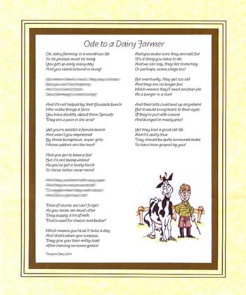 Ode to a Dairy Farmer