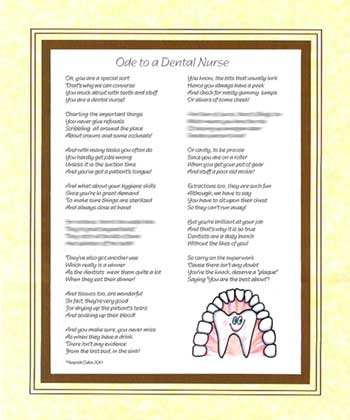 Ode to a Dental Nurse