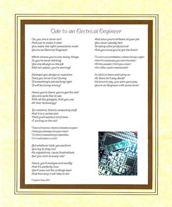 Ode to an Electrical Engineer