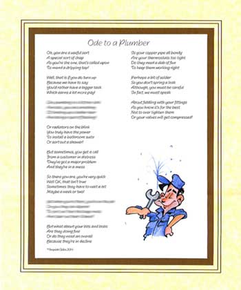 Ode to a Plumber