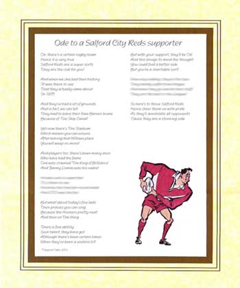 Ode to a Salford City Reds Supporter
