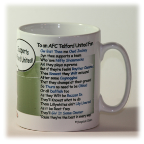 AFC Telford United Mug Verse