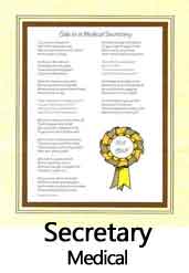 Click Here to View Medical Secretary Ode