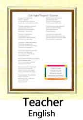 Click Here to View English Teacher Ode