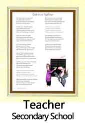 Click Here to View Secondary School Teacher Ode