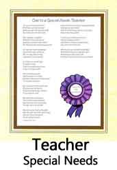 Click Here to View Special Needs Teacher Ode
